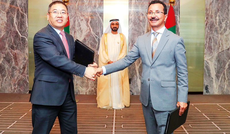穆罕默德·本·拉希德宣布投资34亿美元的阿联酋-中国投资交易